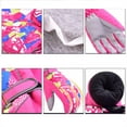 thumbnail image 6 of Kids Thicken Snow Mittens Unisex Waterproof Ski Mitten Winter Warm Gloves for Boys Girls, 6 of 8