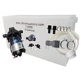 thumbnail image 2 of Class A Customs | 5 Gallon RV Concession Fresh Water Tank with Plumbing Kit & 12 Volt Water Pump | T-0500-BPK-PUMP, 2 of 4