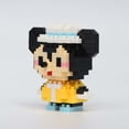 thumbnail image 3 of Bloques de construcción de princesas de Disney Anime Stitch Mickey Mouse mini figuras de acción juguetes bloques juguetes ladrillos juguetes para armar regalos para niños, 3 of 5