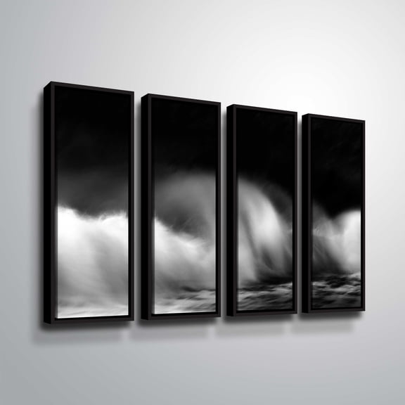 Artwall , 4 Piece Floater Framed Canvas Set by Chris Tuff