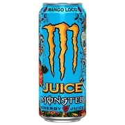 Monster Energy Juice Monster Mango Loco, Energy + Juice, Energy Drink, 16 Ounce (Pack of 15)