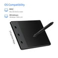 Huion H420 4x2.23 Inch Professional Graphics Drawing Tablet Signature
