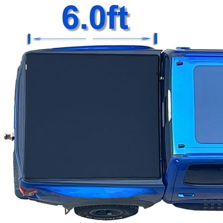 Mamoru Soft Roll Up 6' Truck Bed Cover Compatible for 1994-2004 Chevrolet S10 / GMC SONOMA Vinyl Tonneau Cover | Fleetside