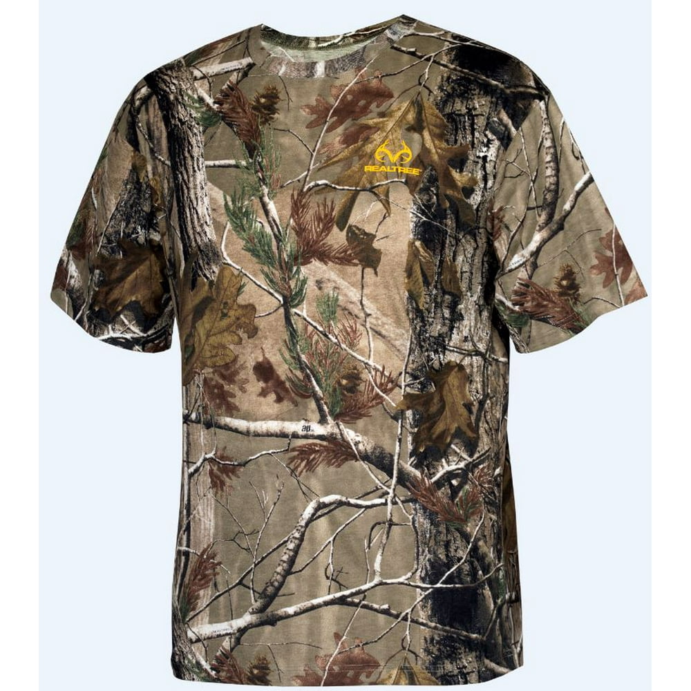 Realtree - Men's Short Sleeve Tee Shirt, Realtree Xtra, Size 2X-Large ...