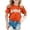 Z3Orange, variant on Trendfront Girls Seashell Starfish Graphic T Shirt Cute Ocean Beach Crewneck Short Sleeve Tee Summer Outing Top