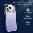 thumbnail image 3 of Entronix Magnetic Case for iPhone 17 Pro – Heavy Duty Slim Dual-Layer Shockproof Cover, Purple, 3 of 5