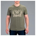 thumbnail image 4 of VORTEX Adult Male Full-Tine T-Shirt, Color: Military Heather, Size: L (121-45-MIH-L), 4 of 4
