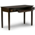 thumbnail image 3 of Pemberly Row Wood Transitional 48" Writing Office Desk in Tobacco Brown, 3 of 6