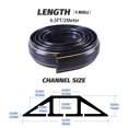 thumbnail image 2 of Cubierta de cable de suelo Vilmon, PVC, 3 canales, 3 canales, resistente, 2 of 6
