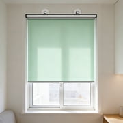 No-Drill Suction Cup Adjustable Roller Shade, High Sunscreen Heat Insulation Light Blocking Window Curtain, Expandable Easy Install Cuttable for Bedroom Office Car RV Window Use, B