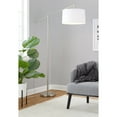 thumbnail image 2 of Grandview Gallery 69” Task Floor Lamp w/ Shade for Living Room, Study and More (Brushed Nickel), 2 of 5