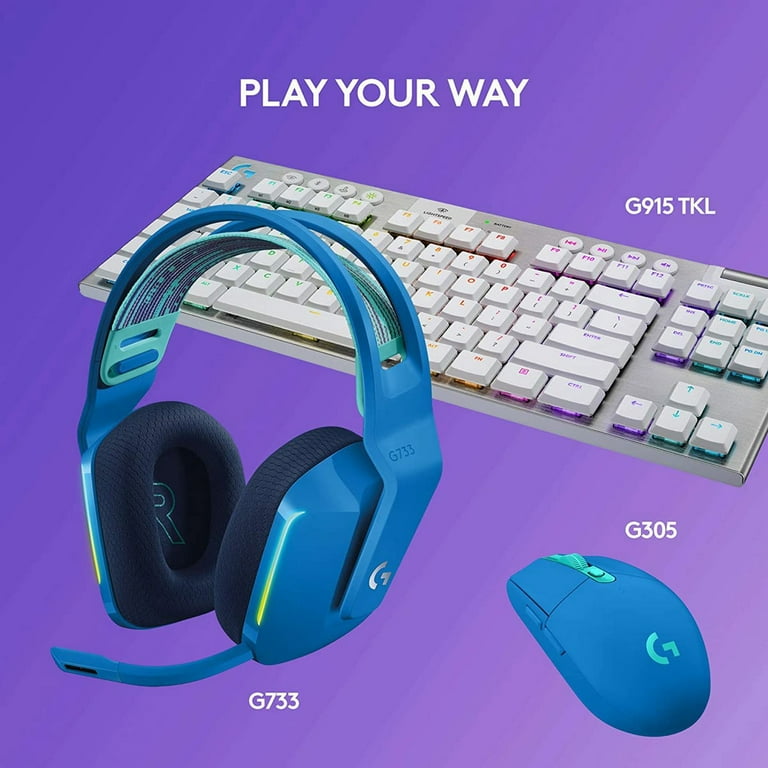 6*8様 G733 LIGHTSYNC LIGHTSPEED ワイヤレス ヘッド Logitech G733 Wireless Gaming Headset with LIGHTSPEED, RGB