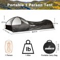 thumbnail image 2 of Mosquitero Pop-Up Individual L RUNNZER para Camping al Aire Libre, 2 of 7