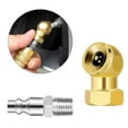 thumbnail image 2 of 4Pcs 1/4Inch Air Chuck Tire Pressure Caps Portable Air Chuck Closed Brass Inflator for Inflator Gauge Compressor, 2 of 5