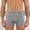 Gray, variant on Men's Solid Color Post-Surgery Underwear, Full Open Adhesive Easy Wear Elastic Waist Breathable Soft Loose Fit Briefs