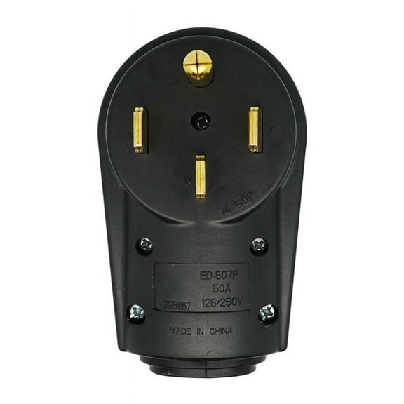 RV Replacement Power Plug 50AMP 14-50P 125V/250V Replacement Power Plug Travel Trailer RV Accessories Male US Plug