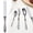 A, variant on Flatware Set 1 Piece Silverware Set Service for 1, Forks Spoons and Knives Set for Home/Camping/Travel, Mirror Polished Flatware Set, Dishwasher Safe Kitchen Utensils Set for Home, Restaurant(D)