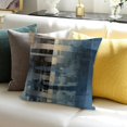 thumbnail image 3 of Blue and Grey Abstract Art Artwork Pillow Cover, Gallery Modern Decorative Throw Pillows Cushion Cover for Bedroom Sofa Living Room, 3 of 5
