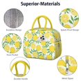thumbnail image 4 of Lunch Bag Lunch Box for Women Reusable Insulated Lunch Bags,Water-Resistant Lemon Print Cooler Lunch Tote Bag, Large Capacity for Work Travel Picnic, 4 of 5