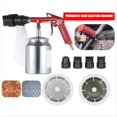 thumbnail image 3 of Handheld Pneumatic Sandblaster Sandblasting SprayGun with Nozzles Anti-Rust Sand Blasting Power Tools SandblastingGun,1 x Sandblaster 4 x Nozzle, 3 of 6