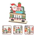 thumbnail image 3 of ADDHAT Red Wood Countdown Calendar For Christmas And Shopping Mall 1 Set 5.5x4.7x1.4in, 3 of 8