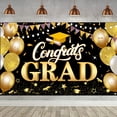 thumbnail image 2 of SXcggal Graduation Banners Senior Banner Class Of 2025 Graduation Decorations Class Of 2025 Banners 2025 Graduation Decor Congrats Grad Banner Senior Night Banner Back Drop Basic Flags, 2 of 5