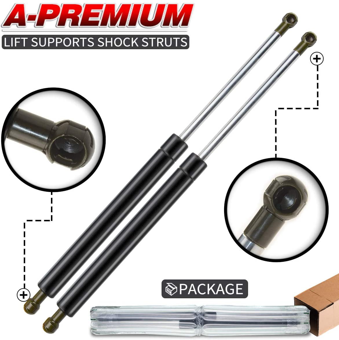 A-Premium Hood Lift Supports Shock Struts for Toyota Celica 1982-1984 Supra 82-93 2-PC Set Century Huateng Network Overseas Limited