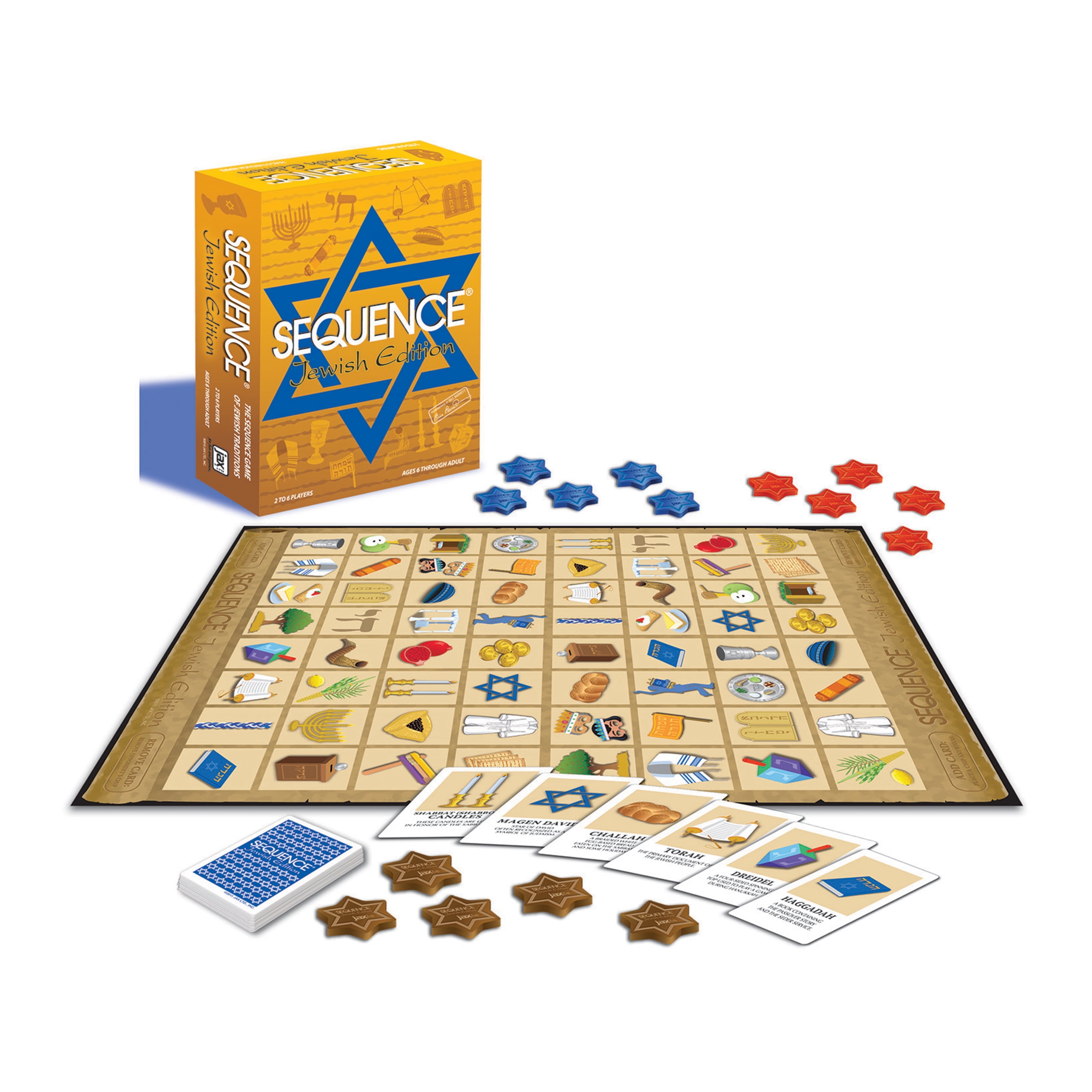 Sequence for Kids Board Game/card Game by Jax Games COMPLETE -  Israel