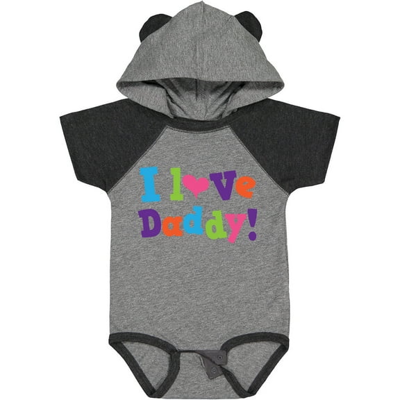 Inktastic I Love Daddy Girls Girls Baby Bodysuit