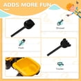 thumbnail image 3 of Raistyw 2 in 1 Ride on Tractor for Kids, No Power Ride on Push Car with Shovel & Detachable Trailer, Yellow, 3 of 8