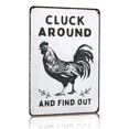 thumbnail image 1 of Chicken Sign for Farm, Funny Chicken Coop Metal Signs, Outdoor Chicken Decor, Personalized Tin Sign, Chicken Coop Sign, 1 of 5