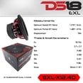 thumbnail image 3 of Subwoofer para Auto DS18 EXL-X12.2D 12" 2500W Máx Doble Bobina, 3 of 6
