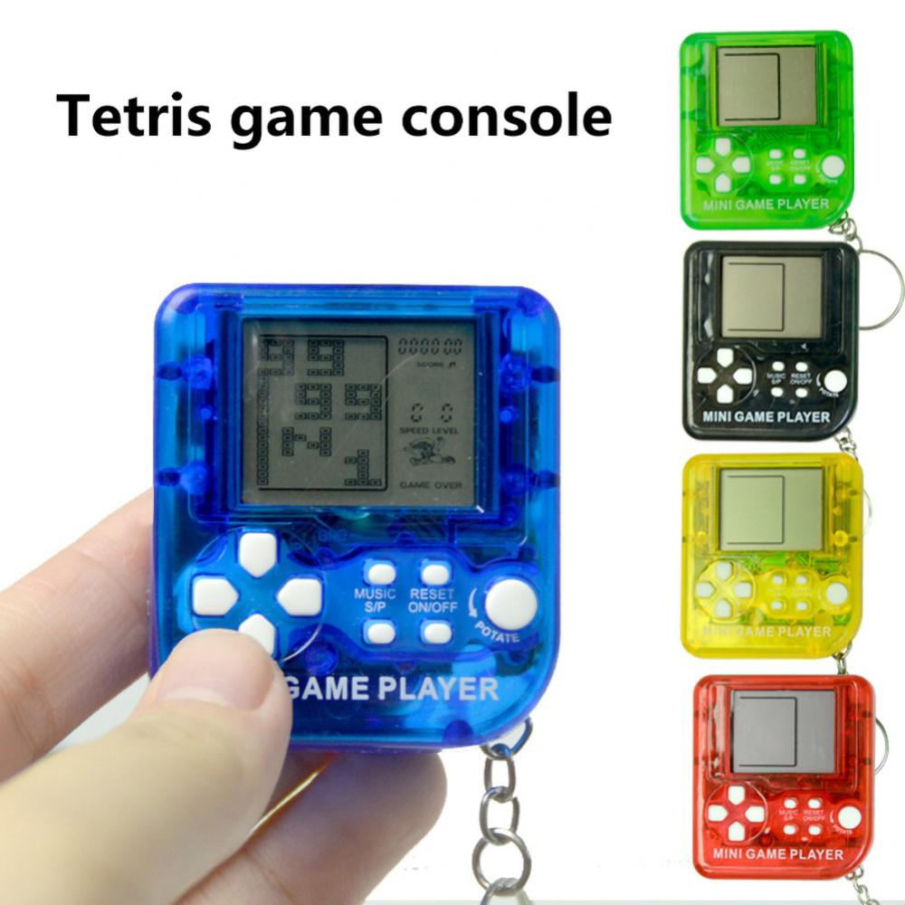 EDAL Game Console Childhood Classic Tetris Hand Held LCD Electronic Game Toys 
