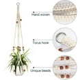 thumbnail image 4 of Cintre pour Plante en Macramé, Ensemble de 2 Porte-Plantes en Coton Fait à la Main, Outil Suspendu, 4 of 4