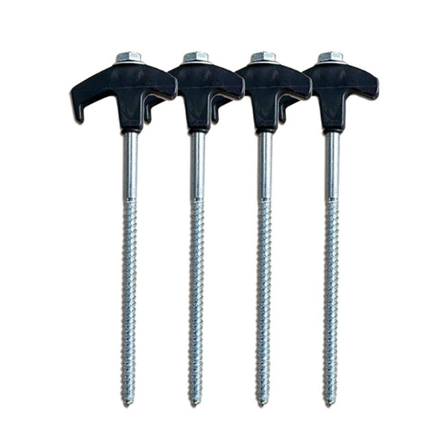 8" Screw in Tent Stakes - Ground Anchors Screw in,
