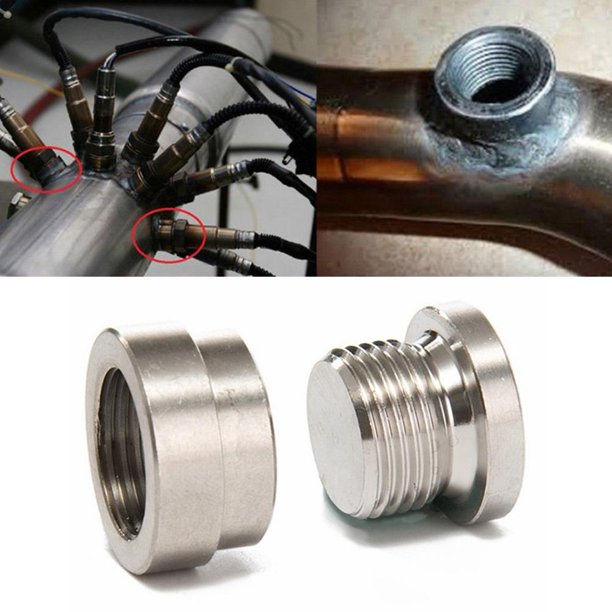 Kit de herramientas de adaptador de tapón M18 x 1,5 Extensor espaciador de sensor de oxígeno Lambda O2 Ndcxsfigh Accesorios para autos y motos
