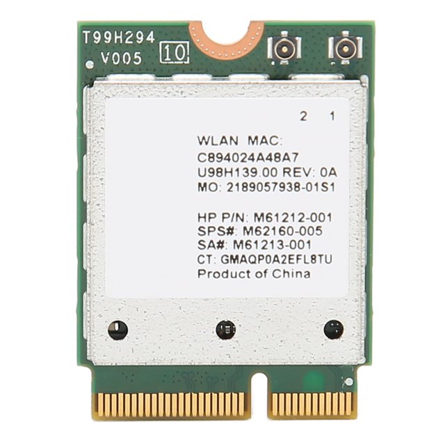 Tarjeta inalámbrica WiFi 6E 2,4G 5Ghz BT5.1 Plug and Play tarjeta de red inalámbrica segura estable para interfaz KE de ordenador portátil