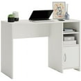 thumbnail image 6 of Home Square 2 Piece Furniture Set with Wood Desk and 5-shelf Bookcase in White, 6 of 7