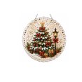 thumbnail image 2 of Christmas Diamond Painting Kit Acrylic Christmas Ornament 10 X 10 Inch Round Christmas Decorations for Home Great Holiday Gift for Diy Craft Lovers, 2 of 5
