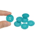 thumbnail image 4 of Unique Bargains Boutons Ronds en Résine Bleue à 4 Trous (Lot de 100), 4 of 5