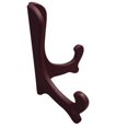 thumbnail image 5 of JANDEL 7 High Quality Rubber Finished Dark Brown Wooden Plate Easel Display Holder Stand, 5 of 7