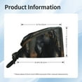thumbnail image 4 of Yiaed Black And Gold White Horse Print Turban Hat for Women Men Comfortable Adjustable Cleaning Working Cap with Sweatband, 4 of 4