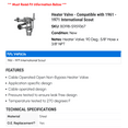 thumbnail image 2 of Heater Valve - Compatible with 1961 - 1971 International Scout 1962 1963 1964 1965 1966 1967 1968 1969 1970, 2 of 2