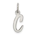 thumbnail image 1 of 925 Sterling Silver Dainty Letter C Initial Name Monogram Necklace Charm Pendant, 1 of 6