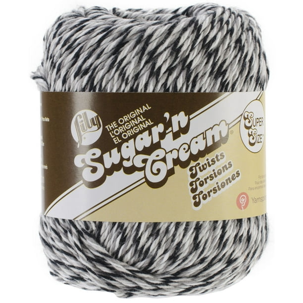 Lily Sugar'n Cream Yarn Twists Super SizeOvercast