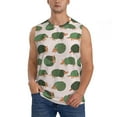 thumbnail image 2 of Fotbe Men's Cute Armadillo Print Men's Sleeveless Muscle Tank Tops Casual T-Shirts for Gym Workout Beach-X-Large, 2 of 8
