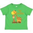 thumbnail image 3 of Inktastic My Grandma Loves Me Giraffe Boys or Girls Toddler T-Shirt, 3 of 5