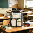 thumbnail image 6 of Heavy Duty Clear Backpack, Large Clear Bookbag Transparent See Through Backpack for School Sport College Gray, 6 of 6