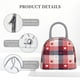 thumbnail image 4 of Balery Heart Plaid Bolsa de Almuerzo para Mujeres, Caja de Almuerzo, Bolsa de Almuerzo Pequeña Impermeable, Tote de Almuerzo Reutilizable con Gran Capacidad, 4 of 6