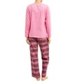 thumbnail image 2 of Mayfair Women's and Women's Plus Minky Fleece 2-Piece Pajama Set, 2 of 4